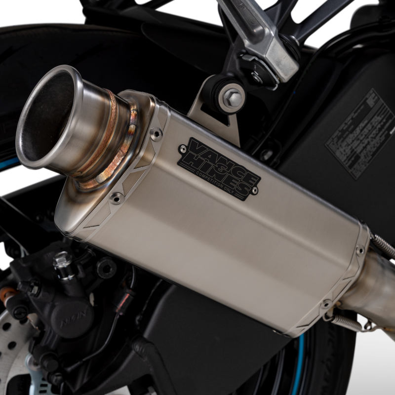 Vance & Hines 33603 VS-6 Slip-Ons Brushed for 2019-2025 Kawasaki Ninja ZX6R