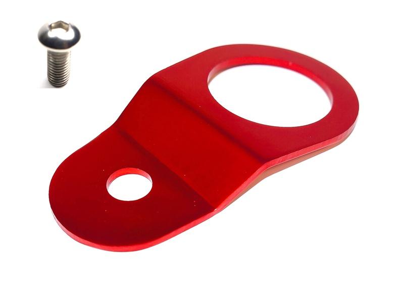 Torque Solution Radiator Mount Combo with Inserts (RED) : Mitsubishi Evolution 7/8/9