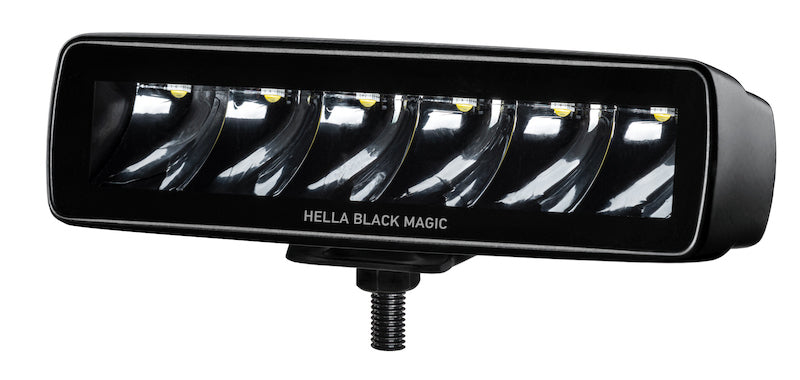 HELLA 358176211 Black Magic 6 LED Mini Light Bar - Spot Beam