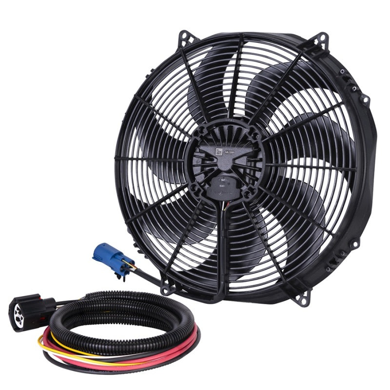 SPAL 30107125-PKG 15.2 Inch 300W Brushless Fan Flush Mount with Jumper Harness