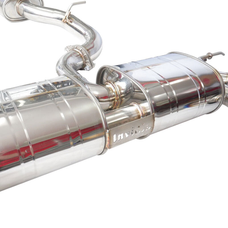 Invidia HS22GFR8GV4RT Volkswagen 22-Up VW GOLF-8R R400 Rolled Titanium tips Cat-back Exhaust