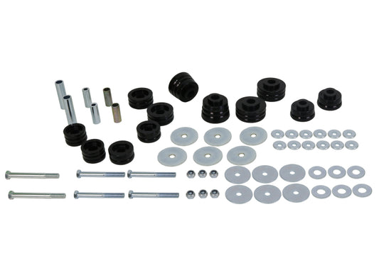 Whiteline W93445 Body Mount Bushing Set for 1998-2011 Ford Ranger, 1998-2009 Mazda B4000, 1998-2007 Mazda B3000 and More
