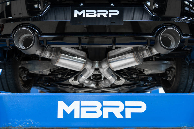 MBRP 23-24 Nissan Z 3.0L Armor Pro T304 3in Cat-Back w/ 5in OD CF Tip