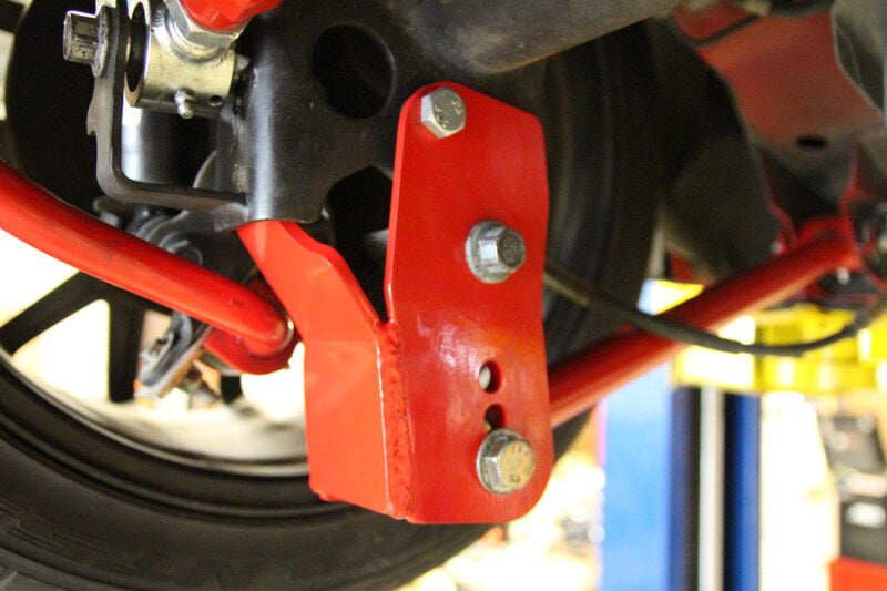 UMI Performance 1060-B Rear Control Arm Relocation Brackets Bolt-In Black