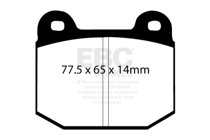 EBC 08+ Lotus 2-Eleven 1.8 Supercharged Redstuff Front Brake Pads DP3197/2C