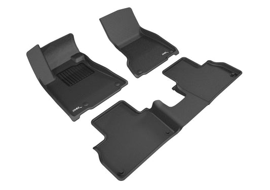 3D MAXpider Kagu Front & Rear Floor Mats for 2017-2018 Maserati Levante