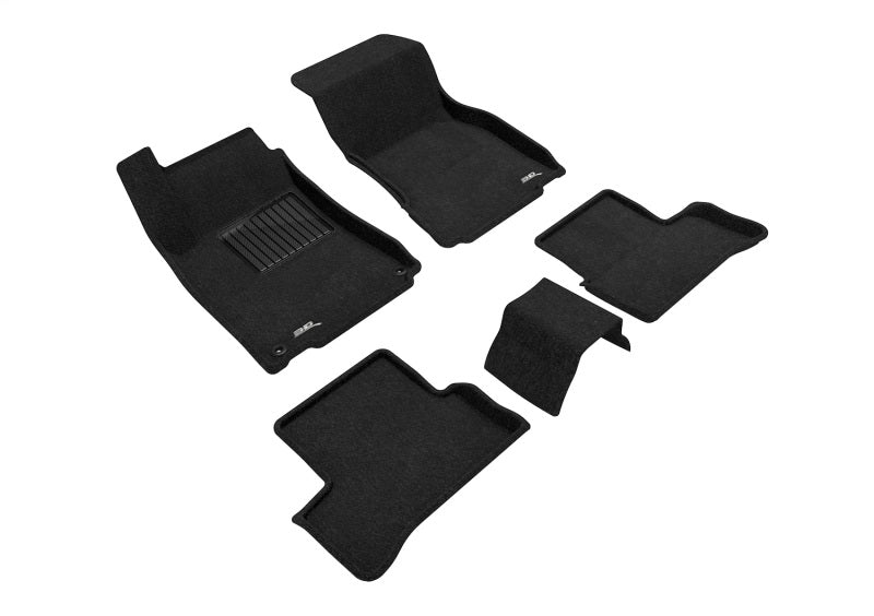 3D MAXpider Elegant Front & Rear Floor Mats for 2020-2022 Mercedes-Benz A220/A35 AMG