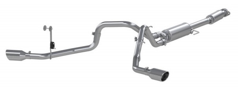 MBRP F150 2.7L/3.5L/5.0L 3in AL Cat-Back 2.5in Dual Split Side Exhaust
