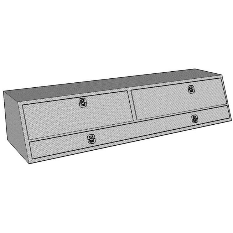 Westin 80-TBS200-96D Brute Contractor TopSider 96in with Doors Aluminum