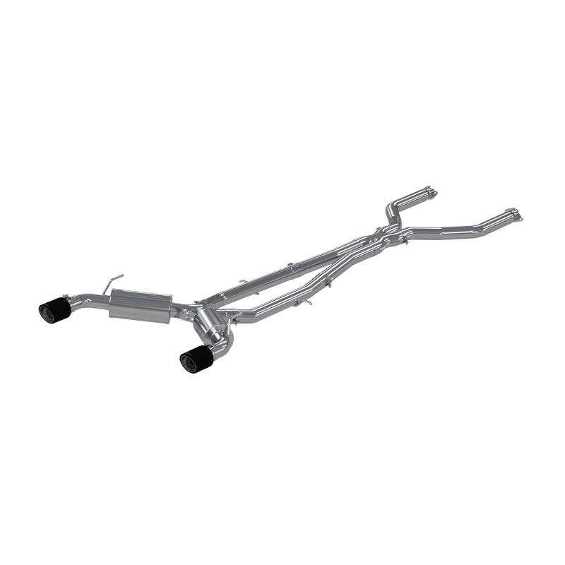 MBRP S44003CF Cat-Back Exhaust System - 2016-2024 Infiniti Q50 3.0L (RWD/AWD) (Street) | T304 Stainless