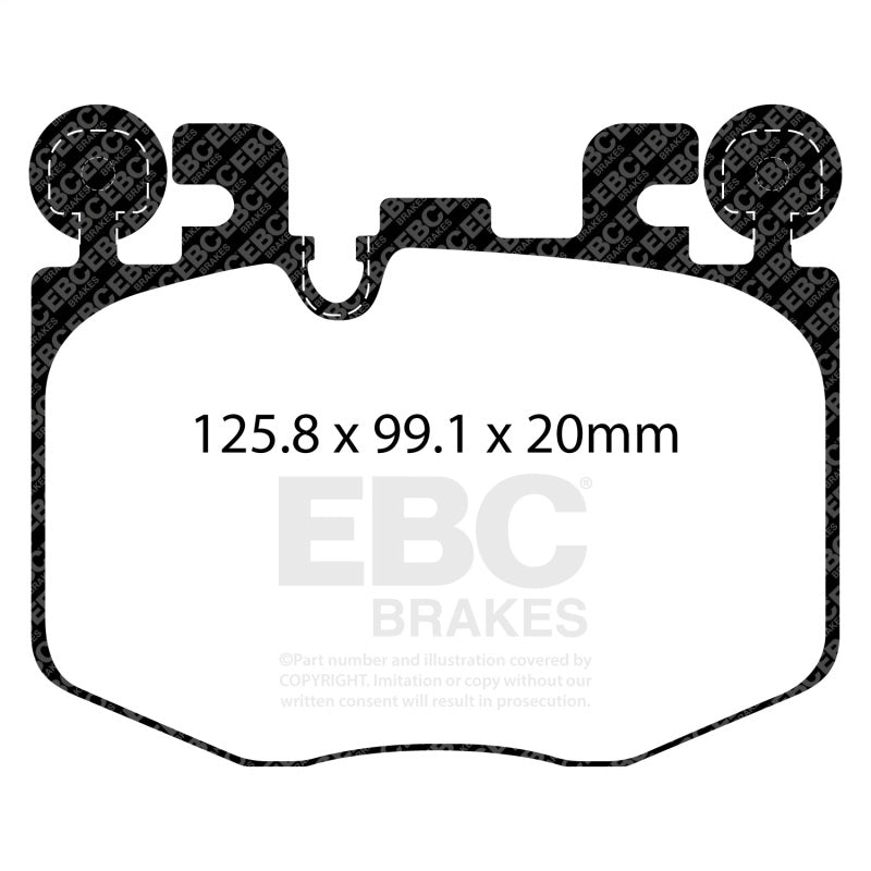 EBC 2022+ BMW 230 Coupe 2.0T Bluestuff Front Brake Pads DP52522NDX