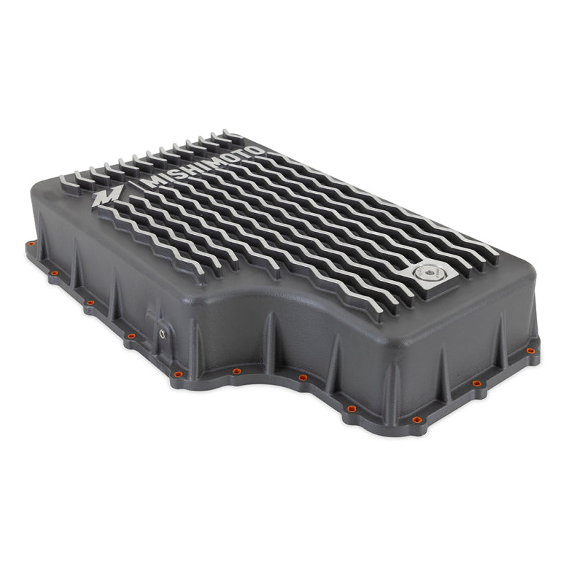 Mishimoto 2011+ Powerstroke 6R140 Transmission Pan - Cast - GR - #MMTP-F2D-11