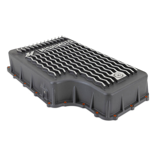 Mishimoto 2011+ Powerstroke 6R140 Transmission Pan - Cast - GR - #MMTP-F2D-11