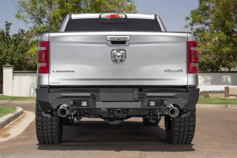 Addictive Desert Designs for 2019 Ram 1500 Hammer Stealth Fighter Rear Bumper w/ 6 Sensor Cutouts