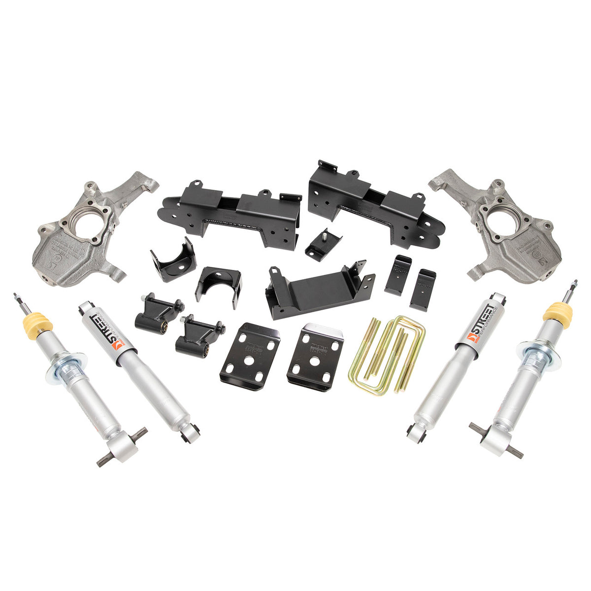 Belltech Lowering Kit 2019 for GM Silverado/Sierra 1500 2WD - 2-4in Fr/6in R