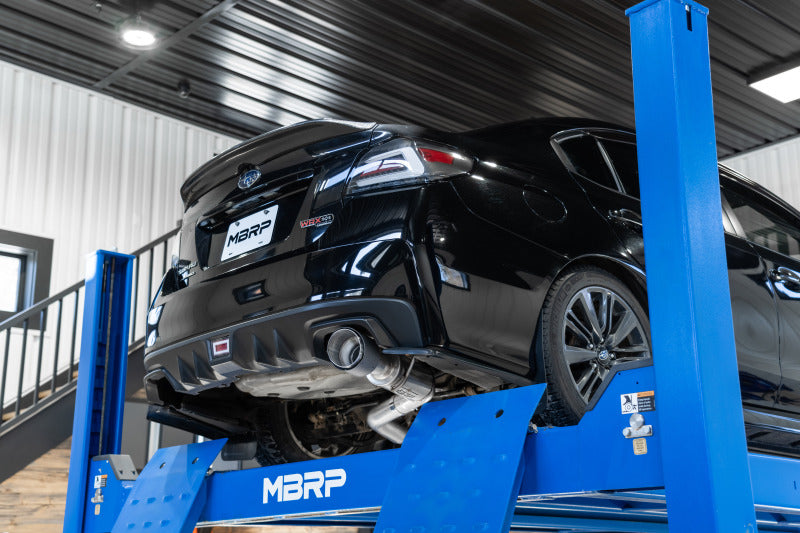 MBRP WRX 2.0L/STI 2.5L/11-14 Sed 3in Cat-Back w/Carb Fiber Tips- T304