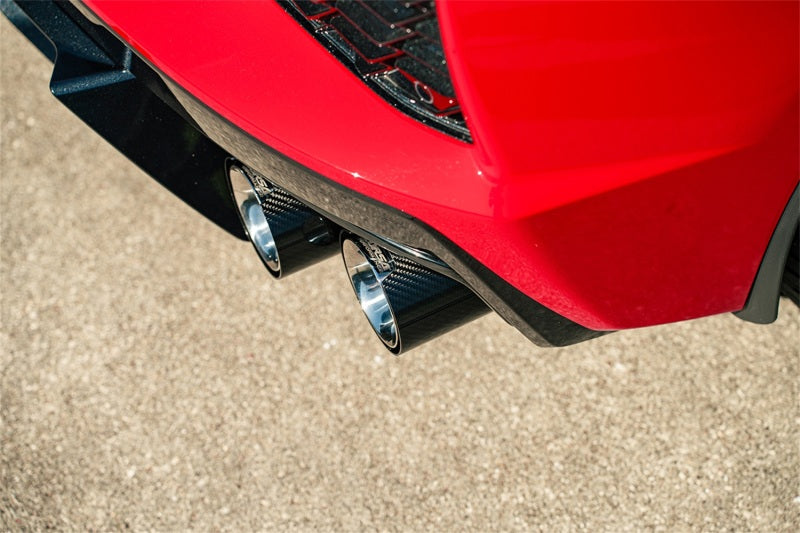 Corsa 2020-2026 Chevrolet Corvette C8 RWD 3in Valved Cat-Back w/ 4.5in Carbon Fiber Polished Tips