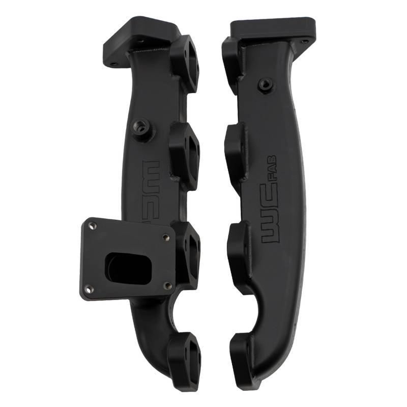 Wehrli Custom Fabrication WCF100373 Billet Exhaust Manifold Kit with Gaskets for 2017-2026 Chevrolet Silverado / GMC Sierra 2500 HD / 3500 HD 6.6L L5P Duramax