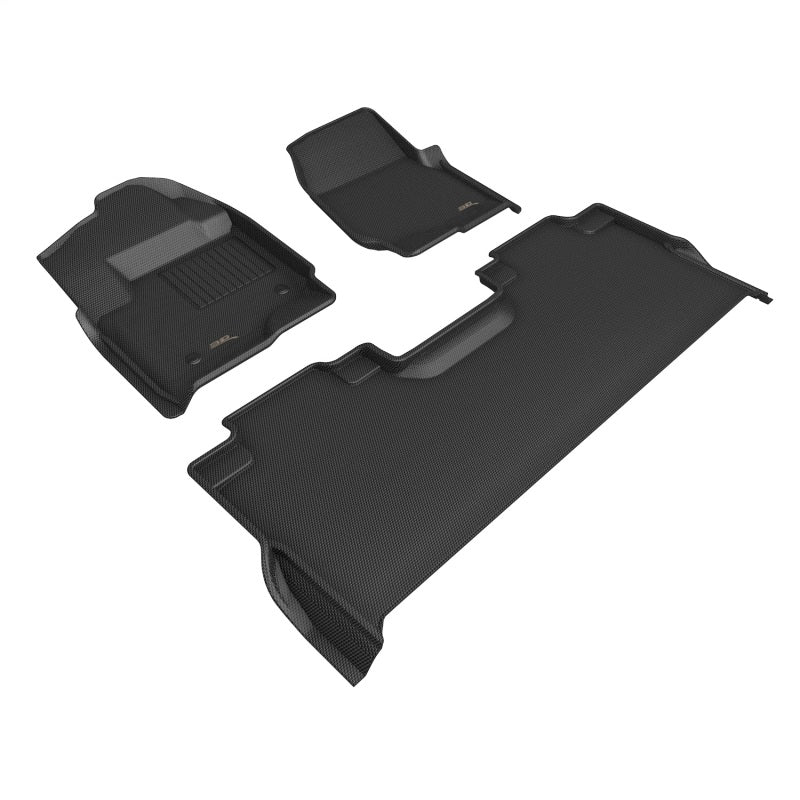 3D MAXpider Kagu Front & Rear Floor Mats for 2022-2024 Ford F-150