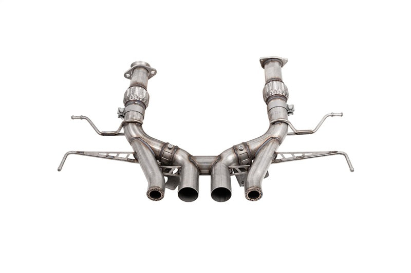 Corsa 23-26 Chevrolet Corvette C8 Z06 3in Valved Cat-Back Exhaust Muffler Delete Track Systemw/o Tip