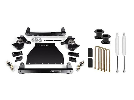 Cognito Motorsports 110-P0781 4-Inch Standard Lift Kit (Cast Steel OEM Control Arms) for 2007-2019 Chevrolet Silverado / GMC Sierra 1500