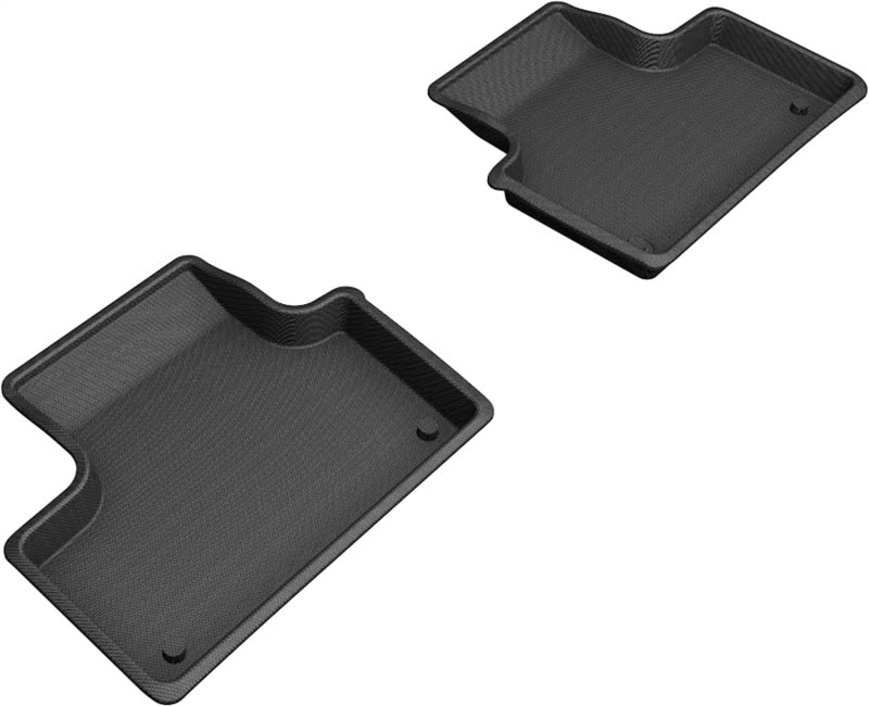 3D MAXpider Kagu Rear Floor Mats for 2018-2021 Volvo XC60 T8 Twin Engine