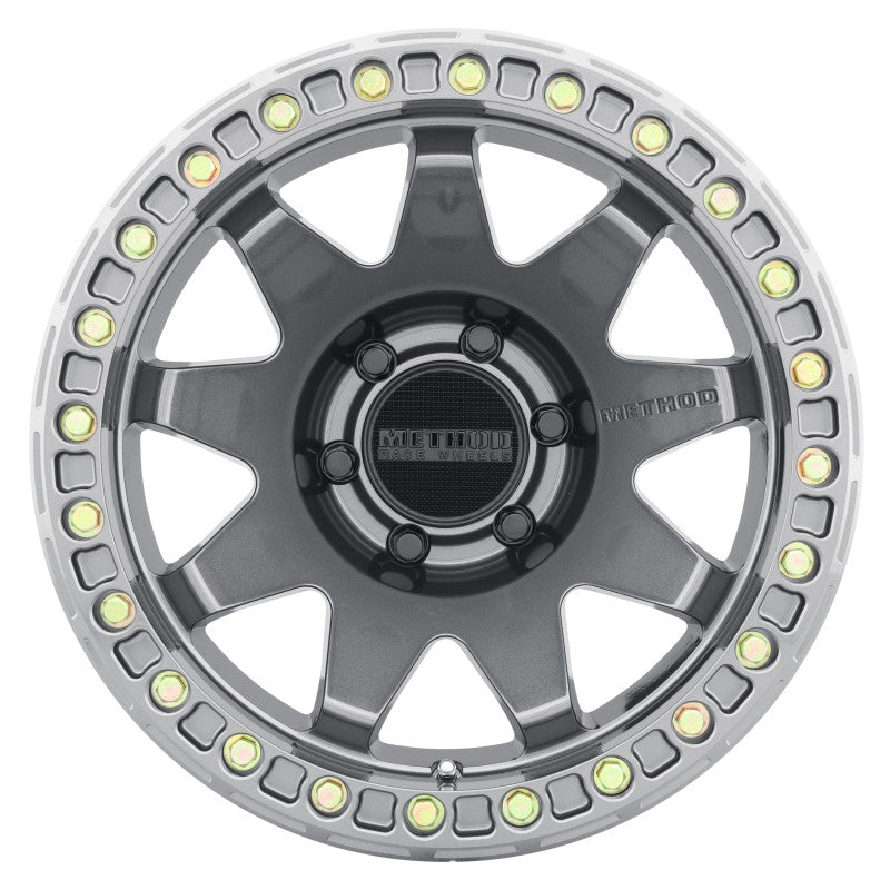 Method MR108 17x9 -44mm Offset 6x5.5 106.25mm CB Gloss Titanium with BH-H24125-38 Wheel