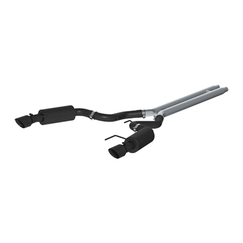 MBRP S7239BLK Cat-Back Exhaust System - 2015-2017 Ford Mustang GT 5.0L (Street) | Black Coated