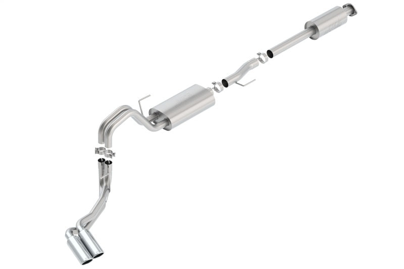 Borla 140618 15-16 Ford F-150 3.5L EcoBoost Ext. Cab Std. Bed Catback Exhaust S-Type Truck Side Exit - #140618