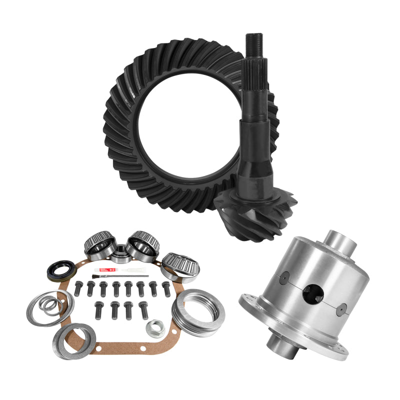 Yukon Gear & Axle YGK2142 10.5in for Ford 4.56 Rear Ring & Pinion Install Kit 35 Spline Positraction