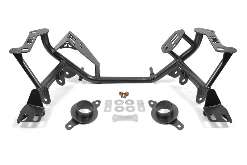 BMR 1979-1995 Ford Mustang K-Member Standard Version with Spring Perches - Black Hammertone