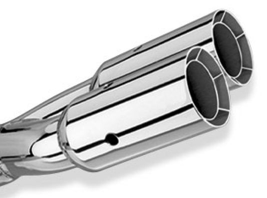 Borla 20203 Universal Polished Tip Dual Round Intercooled (inlet 2 1/2in. Outlet 3in) *NO Returns* - #20203