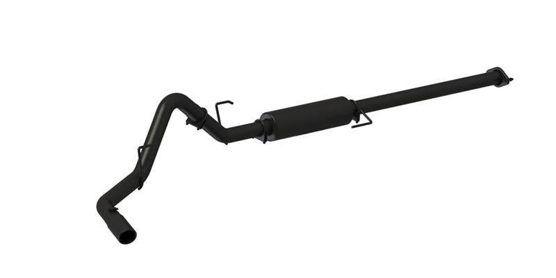 MBRP S5253BLK Armor BLK Cat-Back Exhaust - 3-Inch Single Side Exit | Black Coated Aluminized