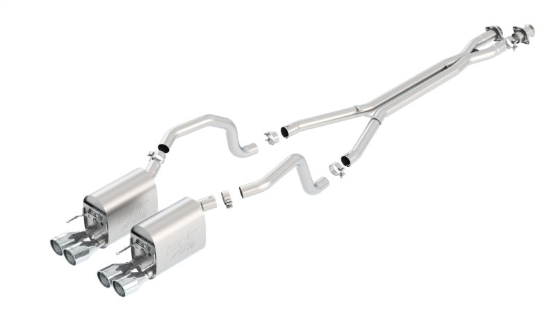 Borla 140414 Cat-Back Exhaust System ATAK for 2009-2011 Chevrolet Corvette (6.2L V8)