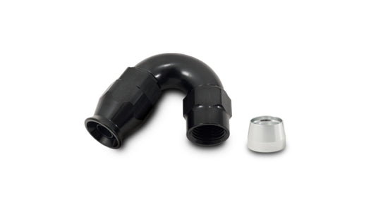 Vibrant 150 Degree High Flow Hose End Fitting for PTFE Lined Hose -12AN