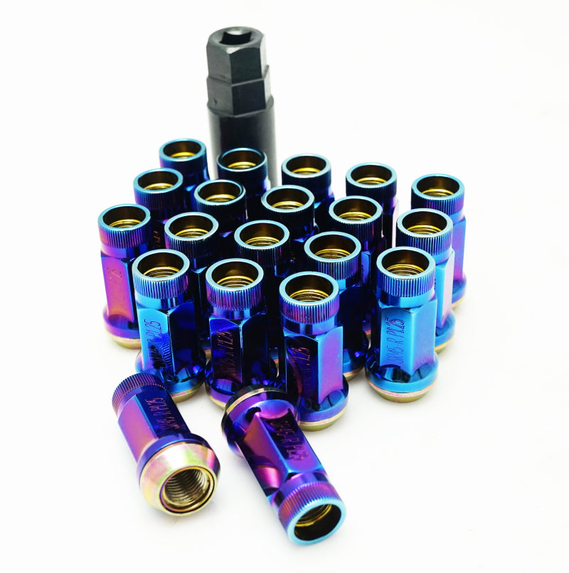 Wheel Mate 32935UN Muteki SR45R Lug Nut Kit Burned Blue M12x1.25
