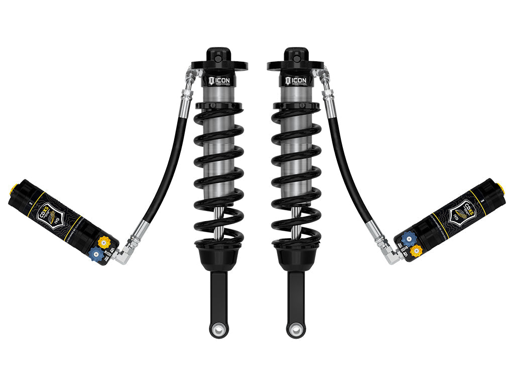 ICON 05-23 Tacoma Front Ext Travel VS 2.5 Series Remote Resi with CDXS Coilover Kit Pair