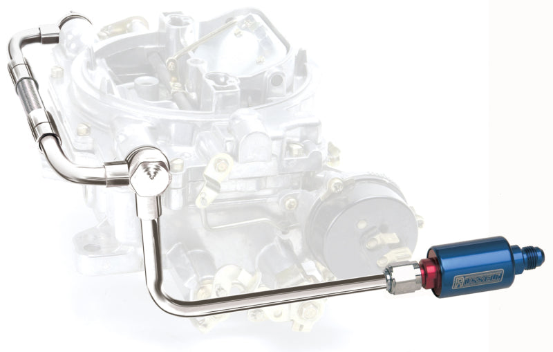 Edelbrock 8133 Dual Feed Line/Thunder Series Carburetor with Fuel Filter