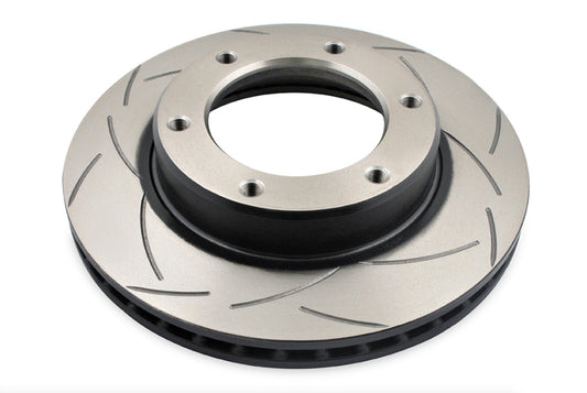 DBA 90-92 Toyota Land Cruiser Front Street Series Slotted Brake Rotor