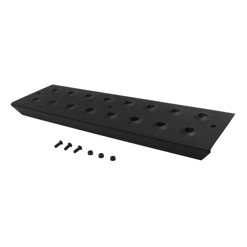 Westin 56-10001 Replacement service kit includes 15.5 inch die stamped step pad and fasteners Black