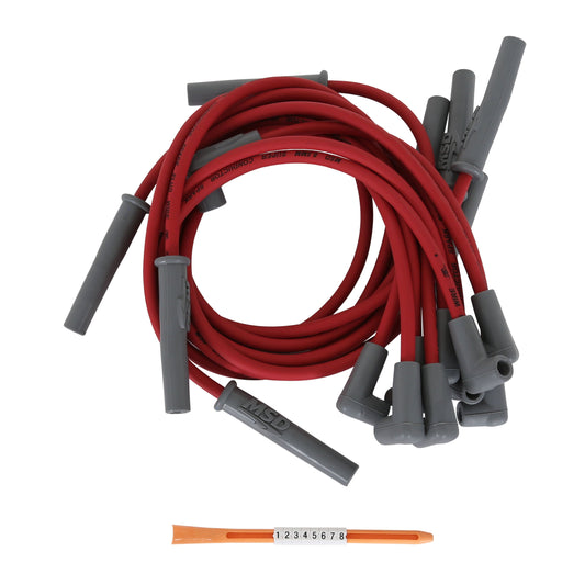 MSD 32119 Super Conductor Spark Plug Wire Set, for Chevy Pickup, BB EFI, 1990-1997 SC