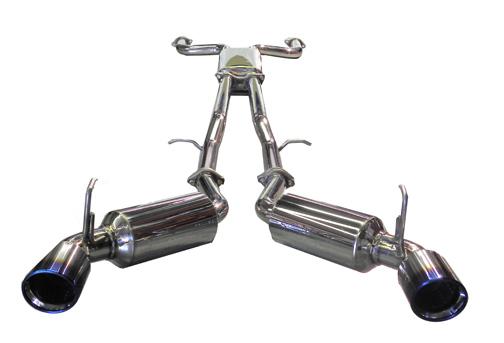 Injen 03-08 350Z Dual 60mm SS Cat-Back Exhaust w/ Built In Resonated X-Pipe - #SES1987TT