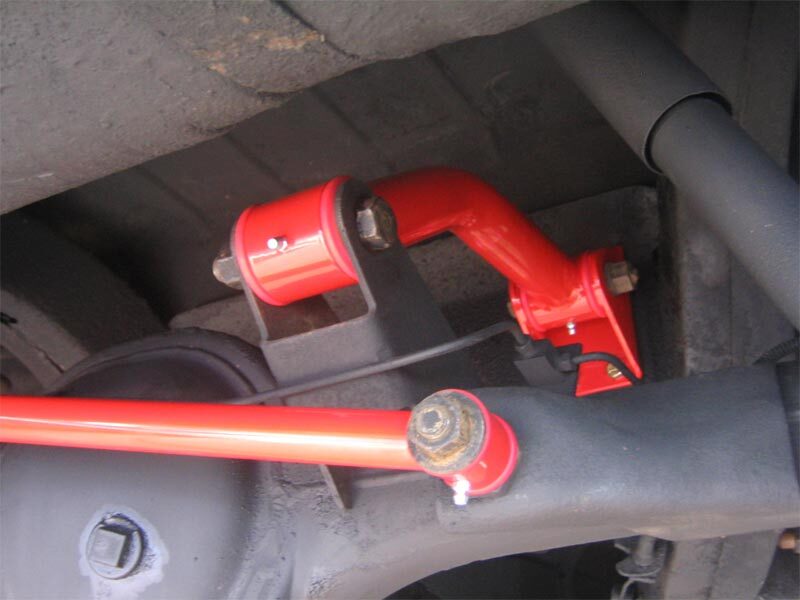 UMI Performance 3664-R Upper Control Arm Mount Red for 1965-1966 B-Body
