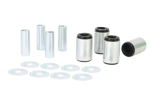 Whiteline W53273X Front Lower Inner Offset Bushings for 2005-2027 Nissan Frontier, 2004-2015 Nissan Titan, 2005-2015 Nissan Armada and More