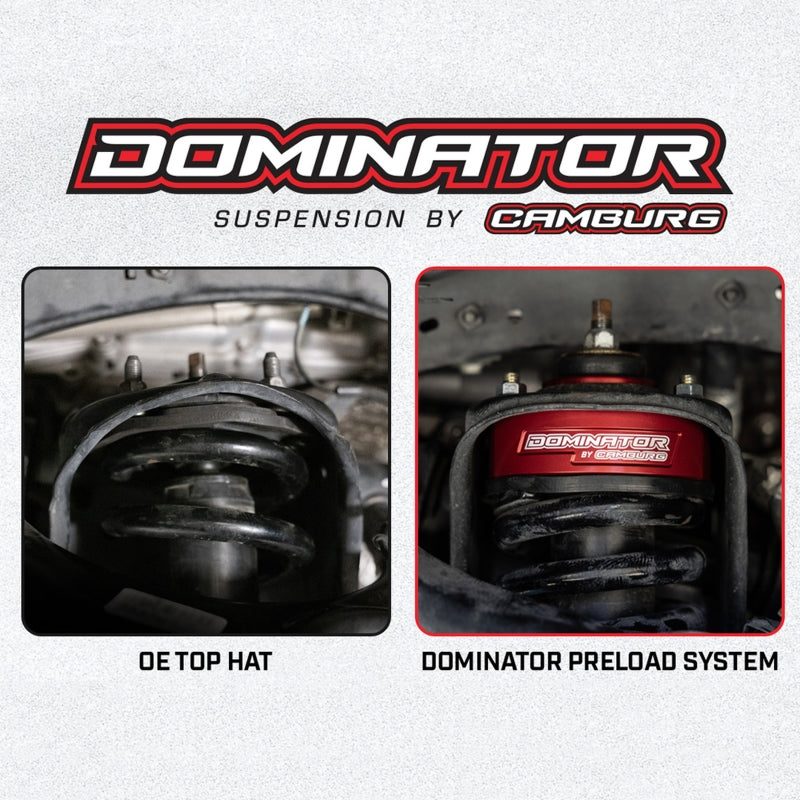 Camburg Engineering CAM-310203 Dominator Preload Spacer Kit 1.5 in Red for 2022-2025 Toyota Tundra