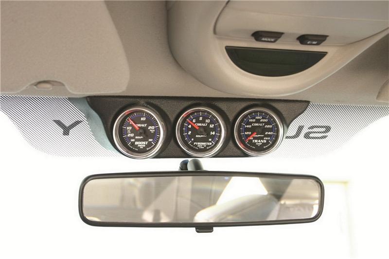 AutoMeter 18017 2-1/16in Triple Overhead Console Pod for 1999-2004 Ford Super Duty / 2003-2007 Dodge Ram