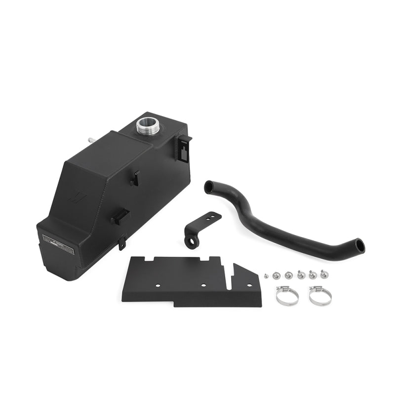Mishimoto 11-19 Ford 6.7L Powerstroke Aluminum Degas Tank - Micro-Wrinkle Black - #MMRT-F2D-11PMWBK