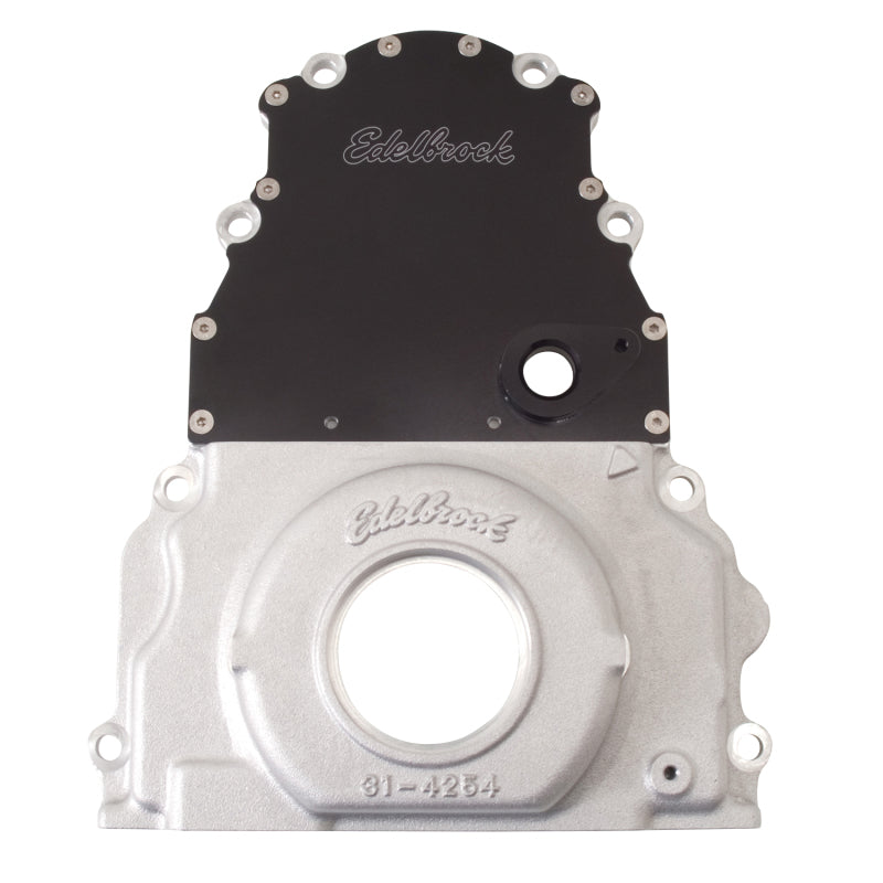 Edelbrock 4255 Timing Cover 2-Piece for GM Gen 4 LS-Series