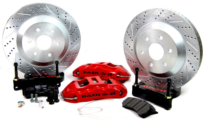 Baer Brakes 04-08 Ford F-150 15in Extreme Front SDZ Brake Kit - Fire Red — Fits 2004-08 F150 4wd Trucks
