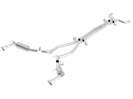 Borla 140280 2010 Camaro 6.2L V8 S Type Catback Exhaust (does not work w/ factory ground affects package - - #140280